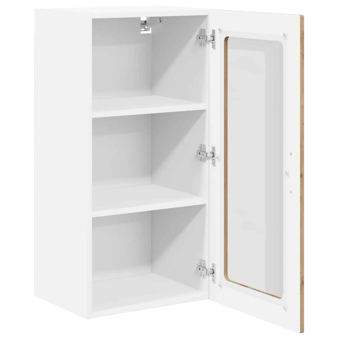 Nástěnná Skleněná Skříň Lucca 2 Pcs Dub Artisan