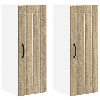 Nástěnná Skříňka Lucca 2 Pcs Dub Sonoma 30 X 31 X 80 Cm