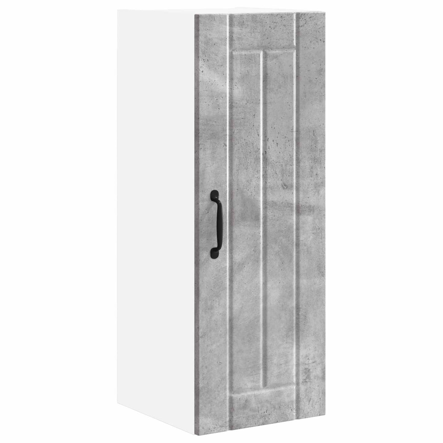 Nástěnná Skříňka Lucca 2 Pcs Betonově Šedá 30 X 31 X 80 Cm