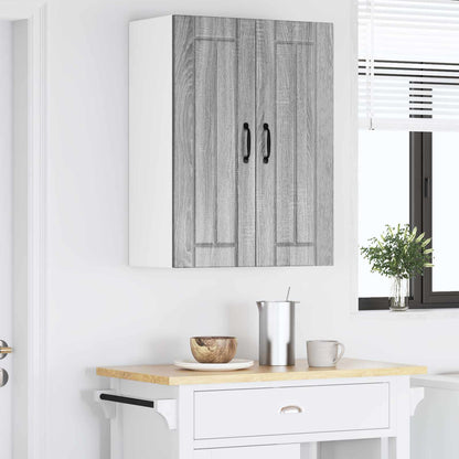 Nástěnná Skříňka Lucca 2 Pcs Šedá Sonoma 30 X 31 X 80 Cm