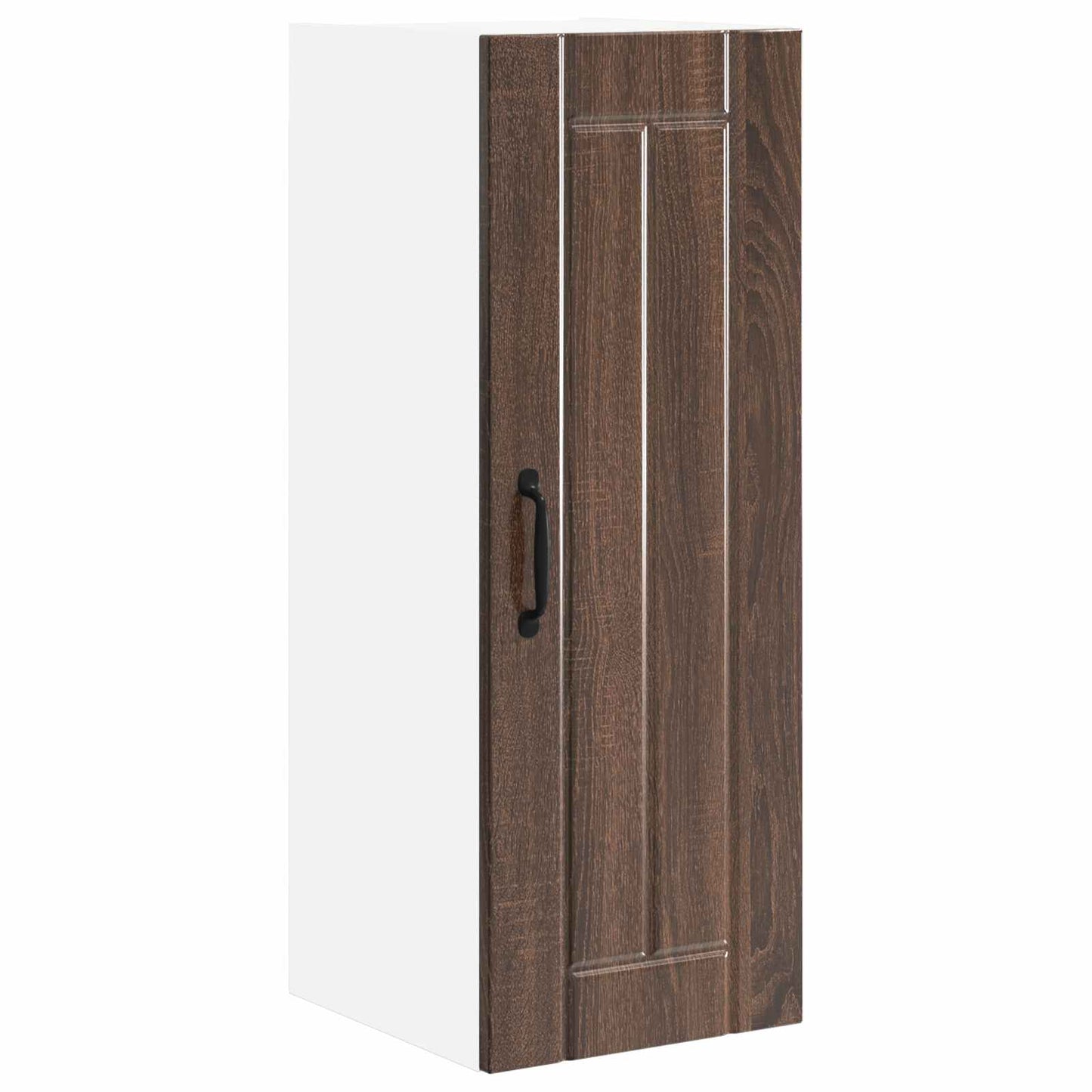 Nástěnná Skříňka Lucca 2 Pcs Hnědý Dub 30 X 31 X 80 Cm