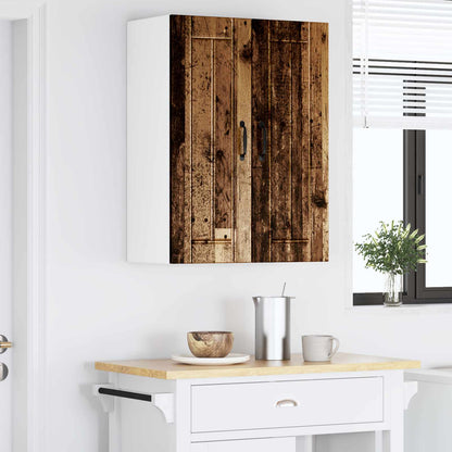 Nástěnná Skříňka Lucca 2 Pcs Staré Dřevo 30 X 31 X 80 Cm