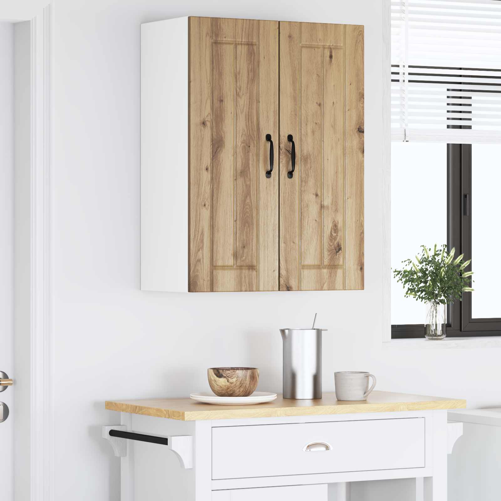 Nástěnná Skříňka Lucca 2 Pcs Dub Artisan Kompozitní Dřevo