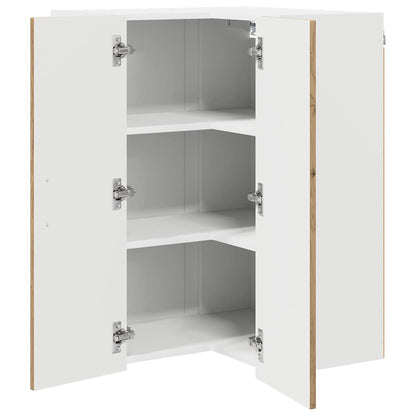 Nástěnný Roh Skříň Lucca Dub Artisan 57 X 57 X 80 Cm