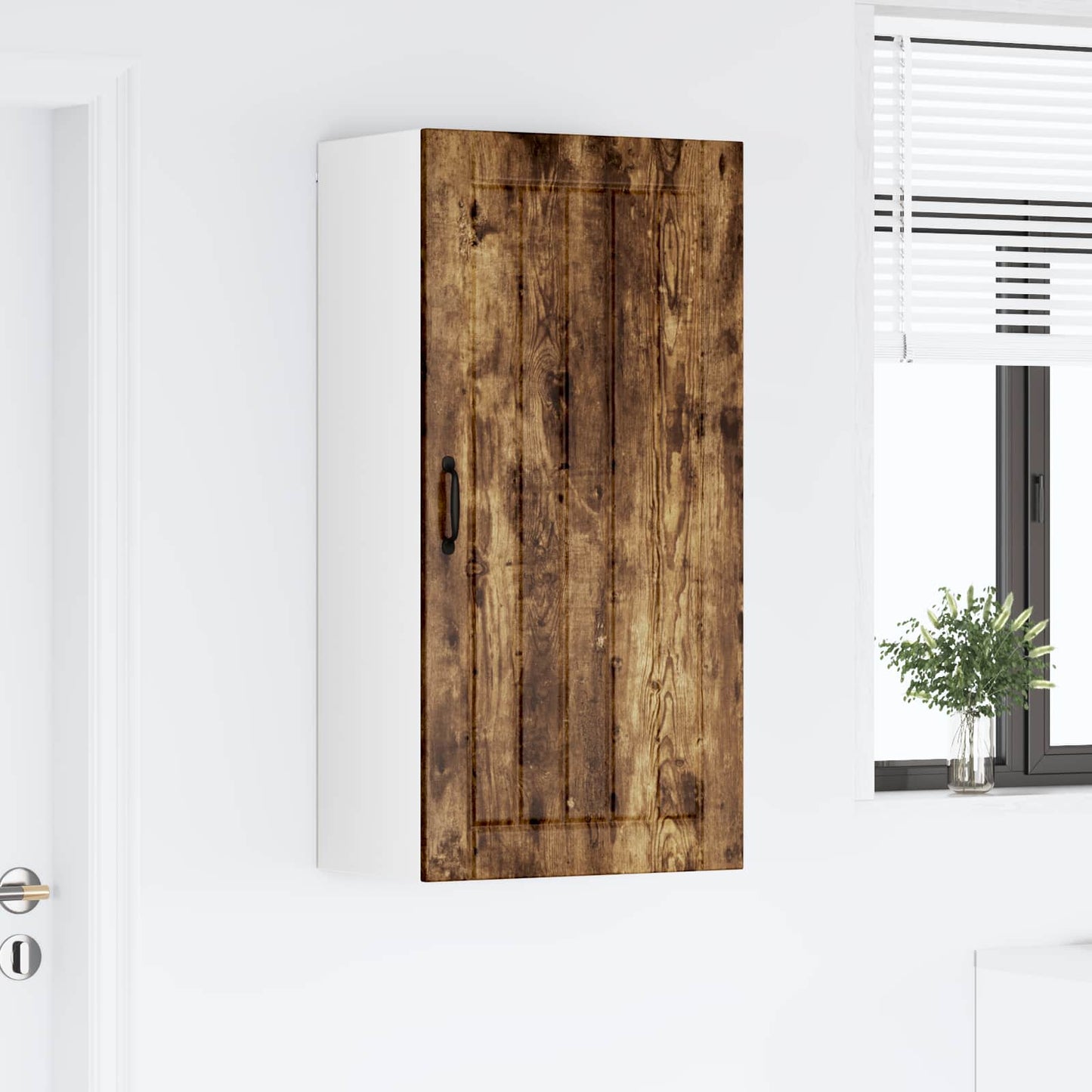 Nástěnná Skříňka Lucca Kouřový Dub 50 X 31 X 100 Cm