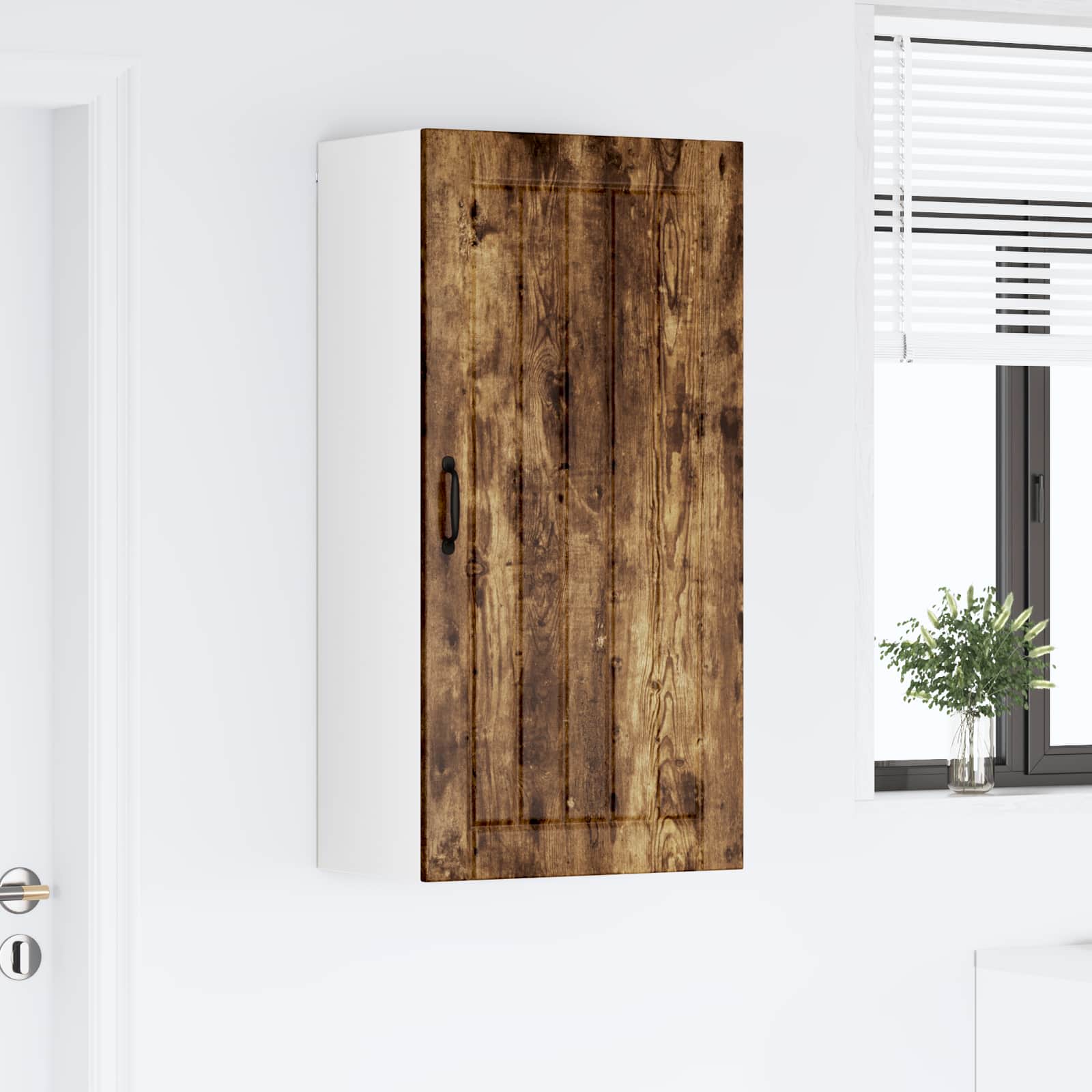 Nástěnná Skříňka Lucca Kouřový Dub 50 X 31 X 100 Cm