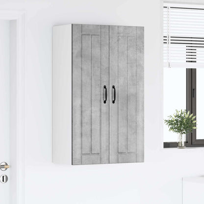 Nástěnná Skříňka Lucca Betonově Šedá 60 X 31 X 100 Cm