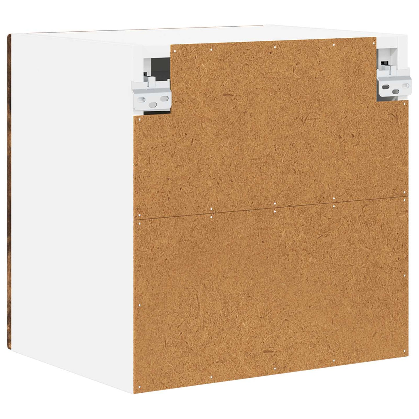 Nástěnný Skleněný Kabinet Porto 2 Pcs Kouřový Dub