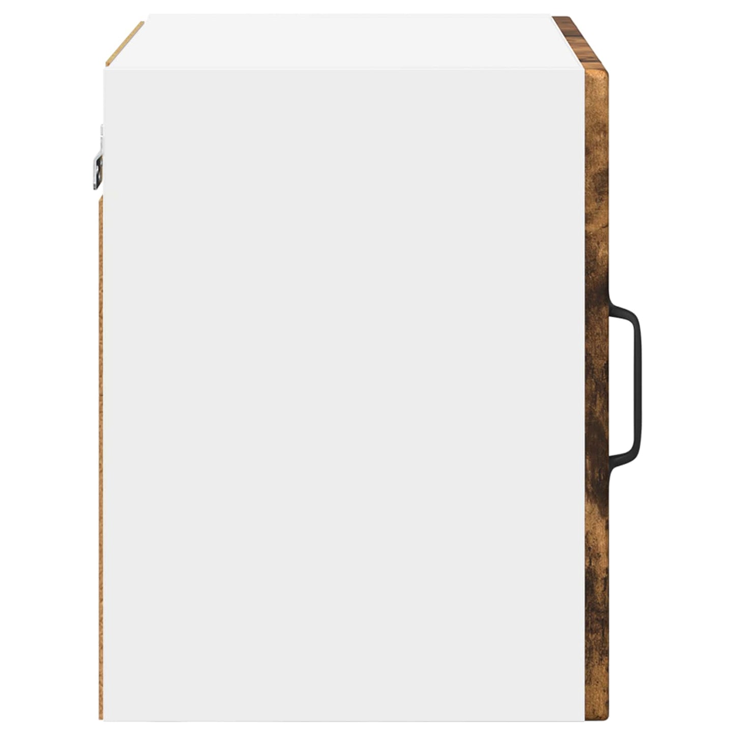 Nástěnný Skleněný Kabinet Porto 2 Pcs Kouřový Dub