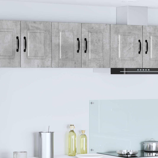 Nástěnná Skříňka Porto 2 Pcs Betonově Šedá Kompozitní Dřevo