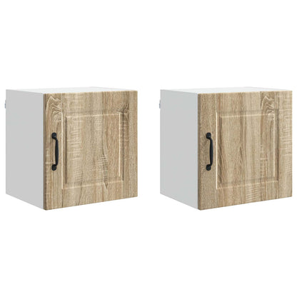 Nástěnná Skříňka Porto 2 Pcs Sonoma Dub Kompozitní Dřevo