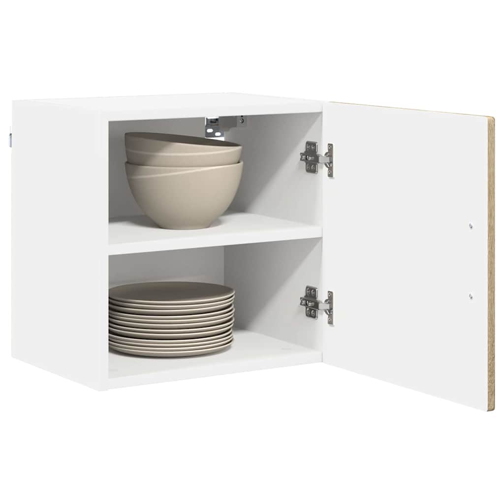 Nástěnná Skříňka Porto 2 Pcs Sonoma Dub Kompozitní Dřevo