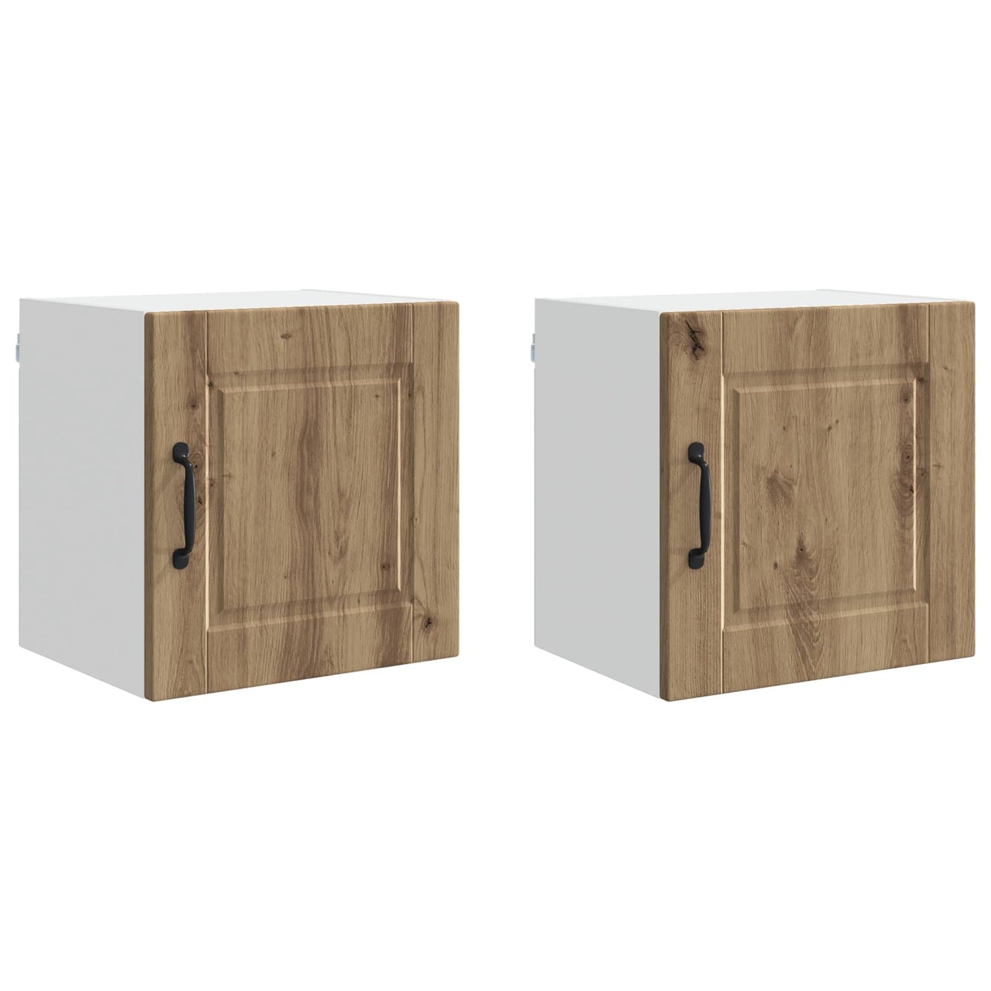 Nástěnná Skříňka Porto 2 Pcs Artisanový Dub Kompozitní Dřevo