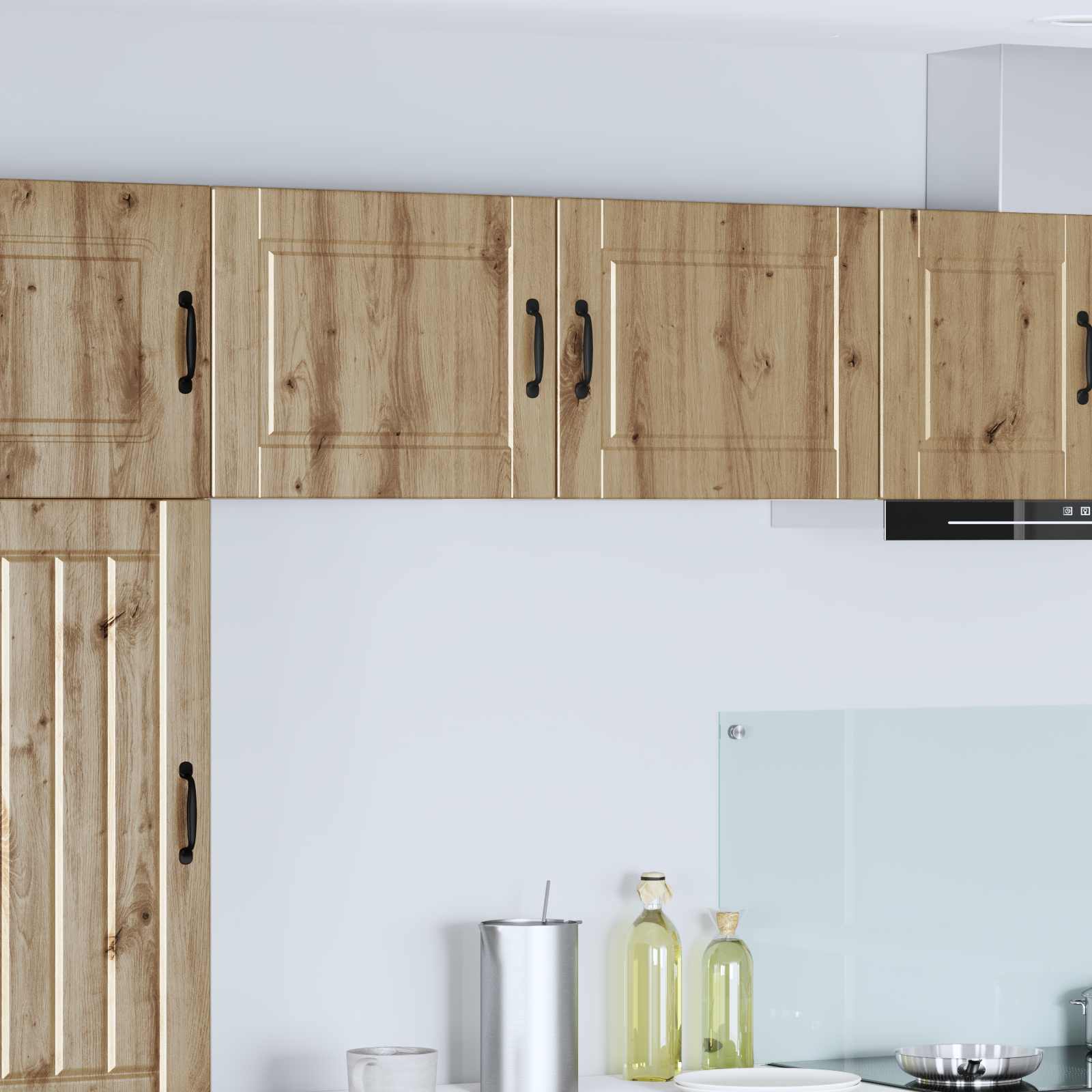 Nástěnná Skříňka Porto 2 Pcs Artisanový Dub Kompozitní Dřevo