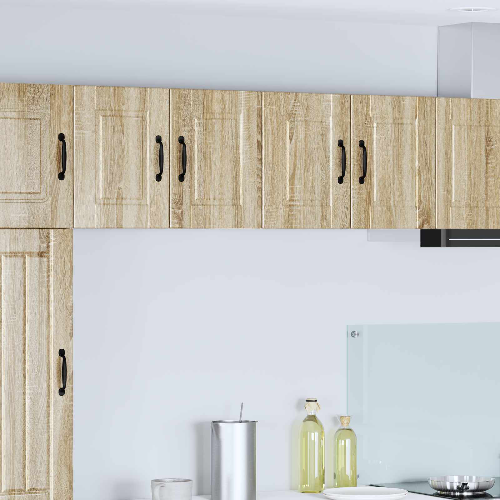 Nástěnná Skříňka Porto 2 Pcs Sonoma Dub Kompozitní Dřevo