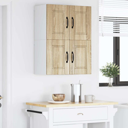 Nástěnná Skříňka Porto 2 Pcs Sonoma Dub Kompozitní Dřevo