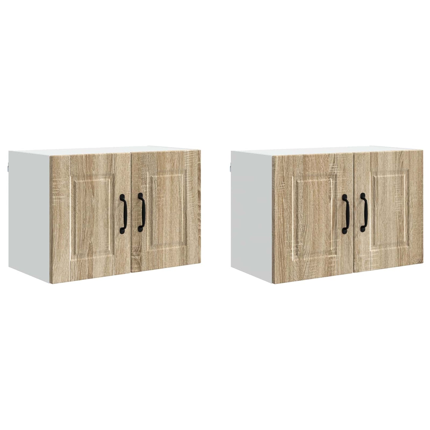 Nástěnná Skříňka Porto 2 Pcs Sonoma Dub Kompozitní Dřevo
