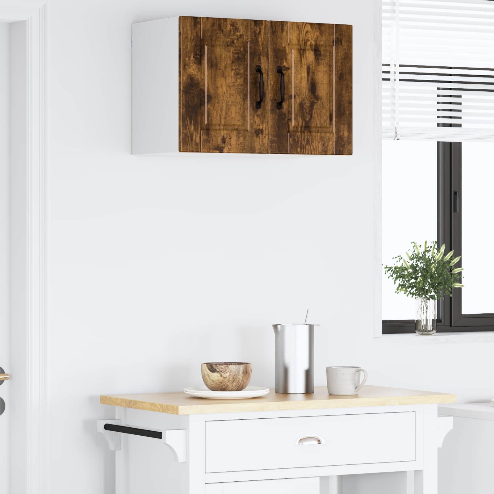 Nástěnná Skříňka Porto Kouřový Dub 60 X 31 X 40 Cm