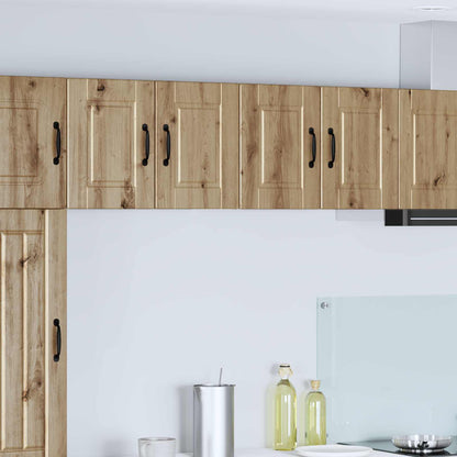 Nástěnná Skříňka Porto 2 Pcs Artisanový Dub Kompozitní Dřevo