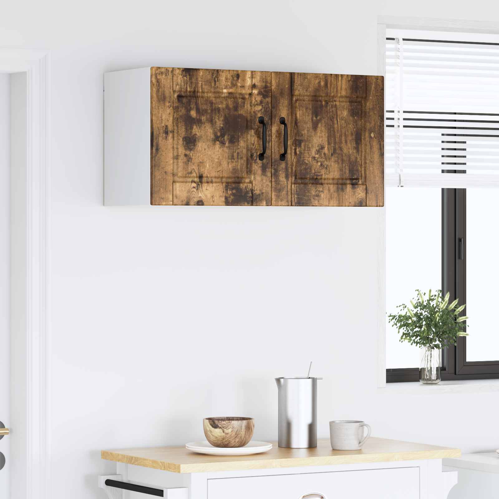 Nástěnná Skříňka Porto Kouřový Dub 80 X 31 X 40 Cm