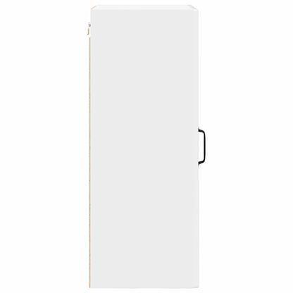 Nástěnná Skleněná Skříň Porto 2 Pcs Vysoce Lesklá Bílá