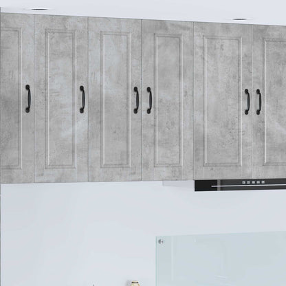 Nástěnná Skříňka Porto 2 Pcs Betonově Šedá Kompozitní Dřevo