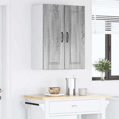 Nástěnná Skříňka Porto 2 Pcs Šedá Sonoma Kompozitní Dřevo