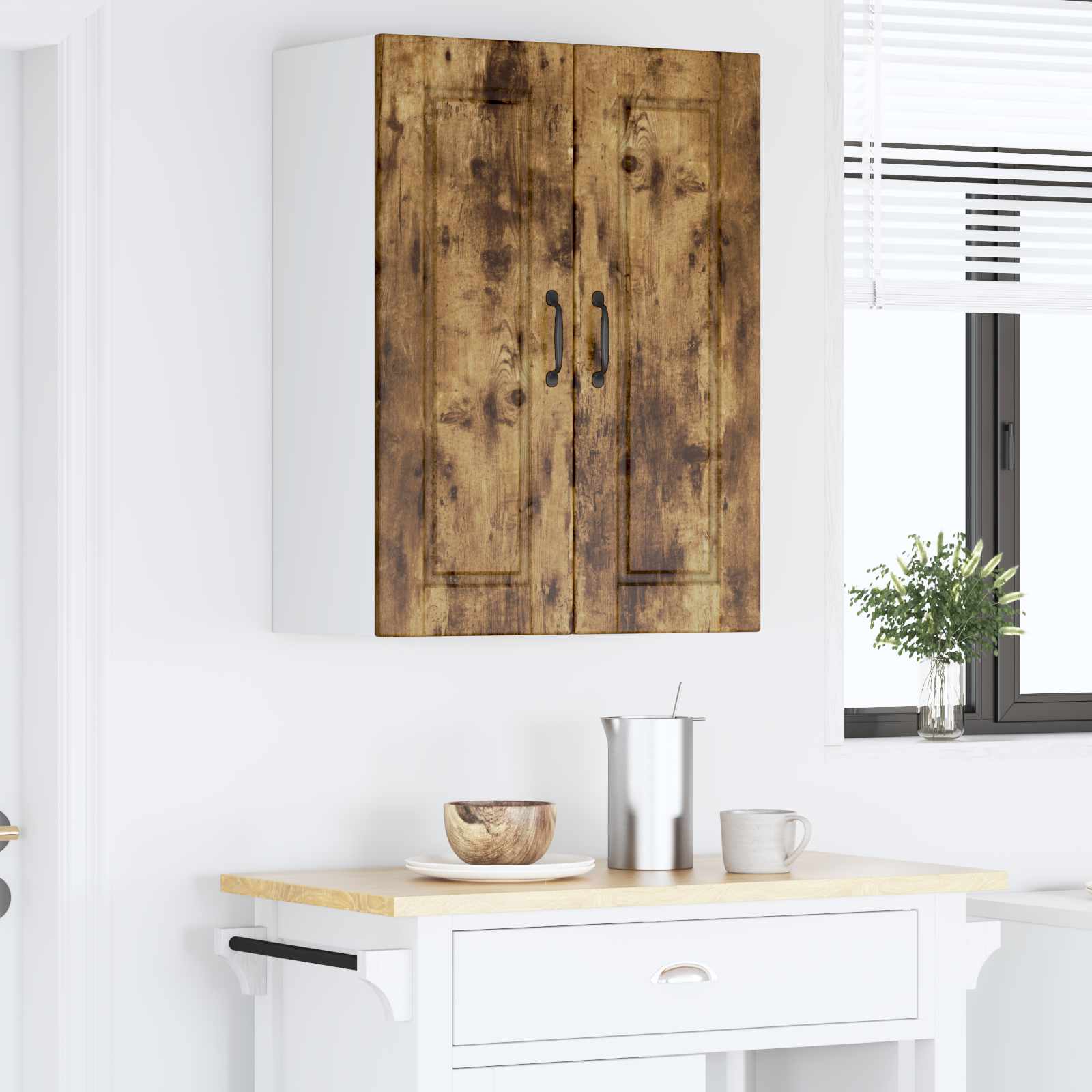 Nástěnná Skříňka Porto Kouřový Dub 60 X 31 X 80 Cm
