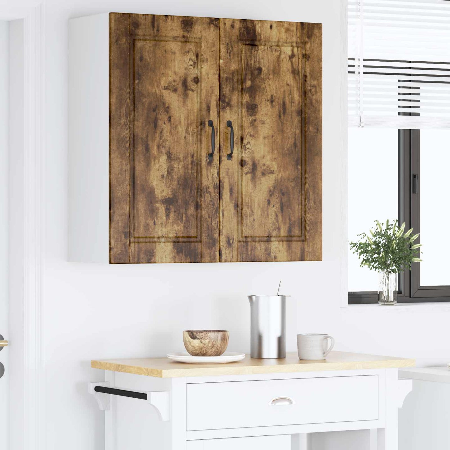 Nástěnná Skříňka Porto Kouřový Dub 80 X 31 X 80 Cm