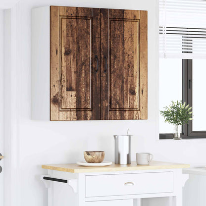 Nástěnná Skříňka Porto Staré Dřevo 80 X 31 X 80 Cm