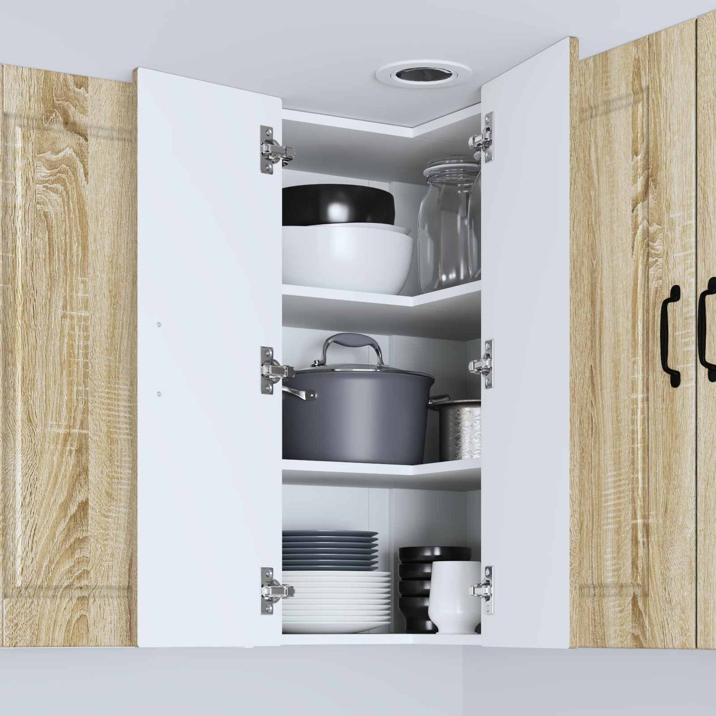 Nástěnný Roh Kabinet Porto Sonoma Dub 57 X 57 X 80 Cm