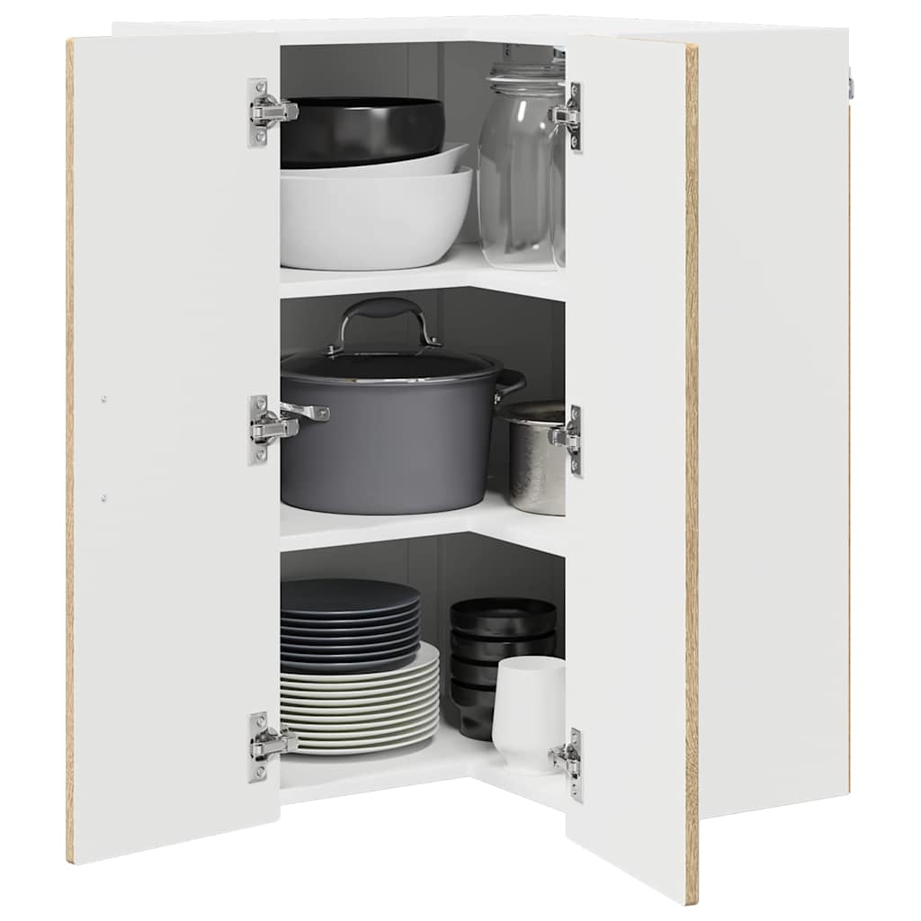 Nástěnný Roh Kabinet Porto Sonoma Dub 57 X 57 X 80 Cm