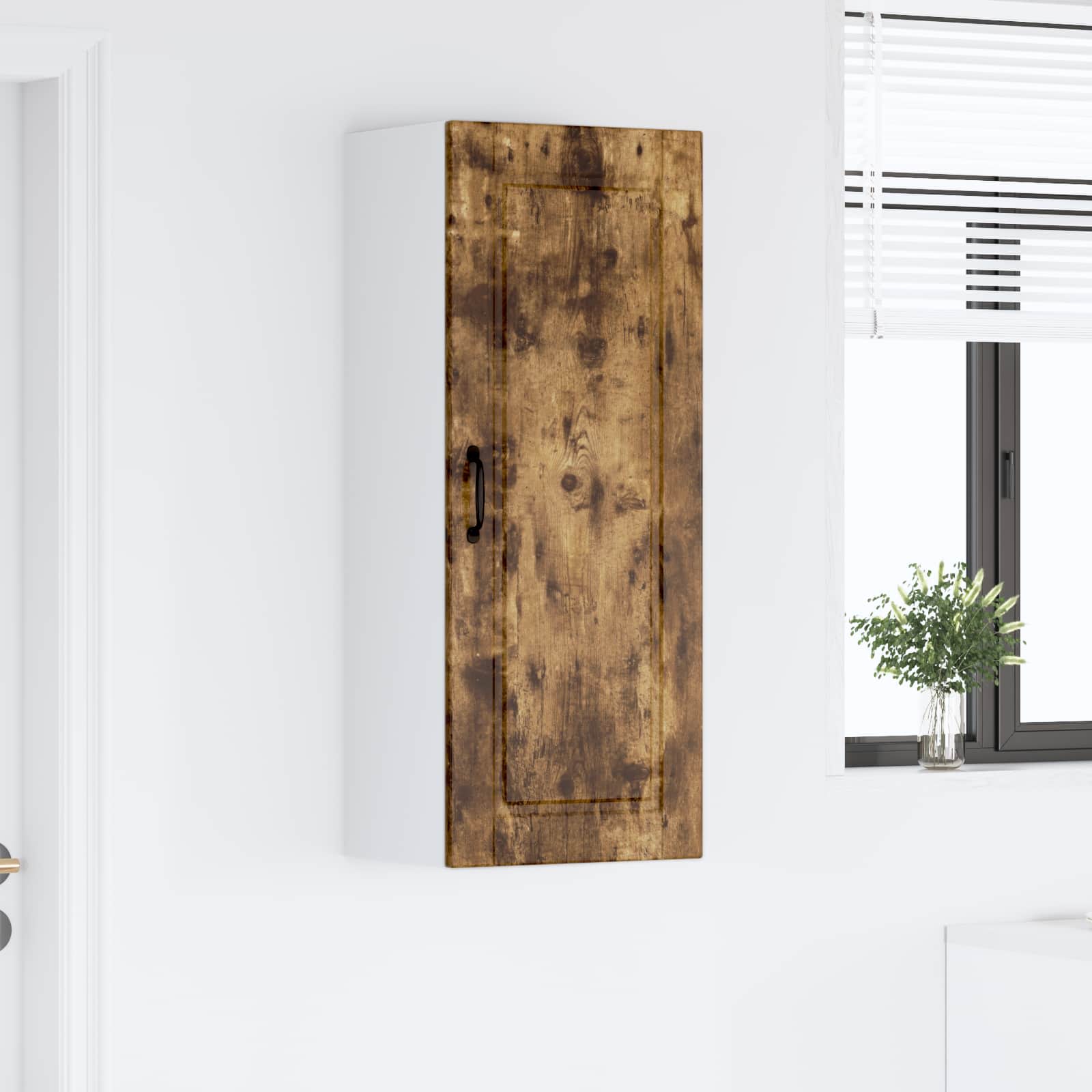 Nástěnná Skříňka Porto Kouřový Dub 40 X 31 X 100 Cm