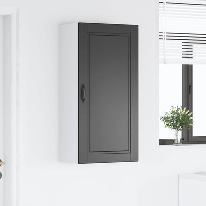 Nástěnná Skříňka Porto Černá 50 X 31 X 100 Cm Kompozitní Dřevo