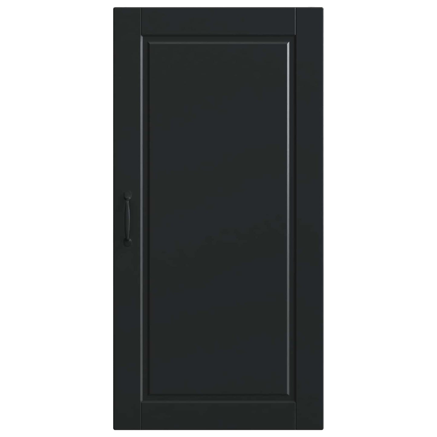 Nástěnná Skříňka Porto Černá 50 X 31 X 100 Cm Kompozitní Dřevo