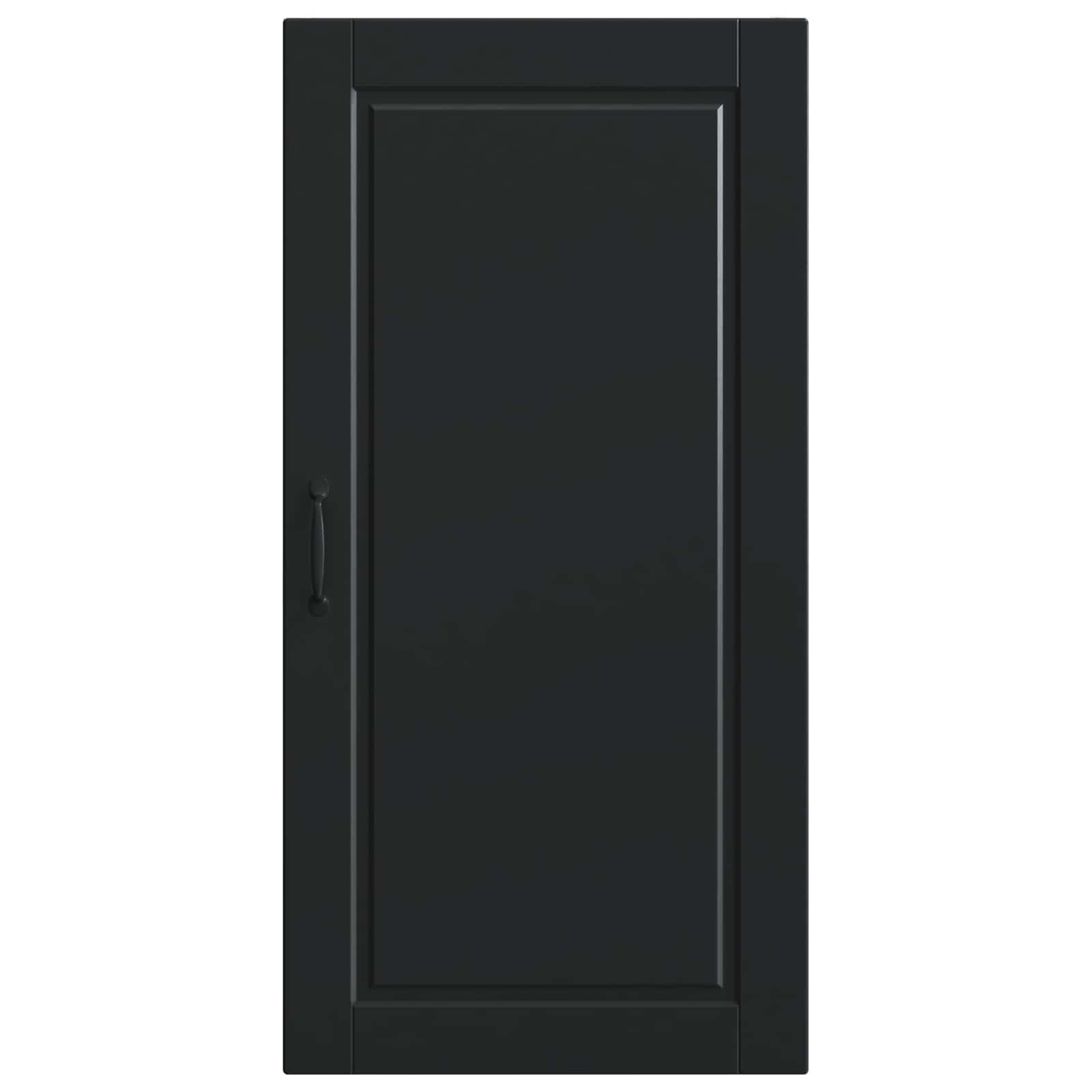 Nástěnná Skříňka Porto Černá 50 X 31 X 100 Cm Kompozitní Dřevo