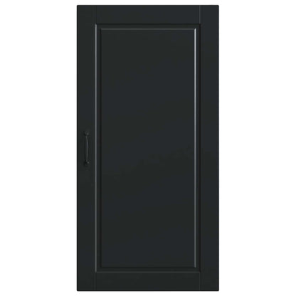 Nástěnná Skříňka Porto Černá 50 X 31 X 100 Cm Kompozitní Dřevo