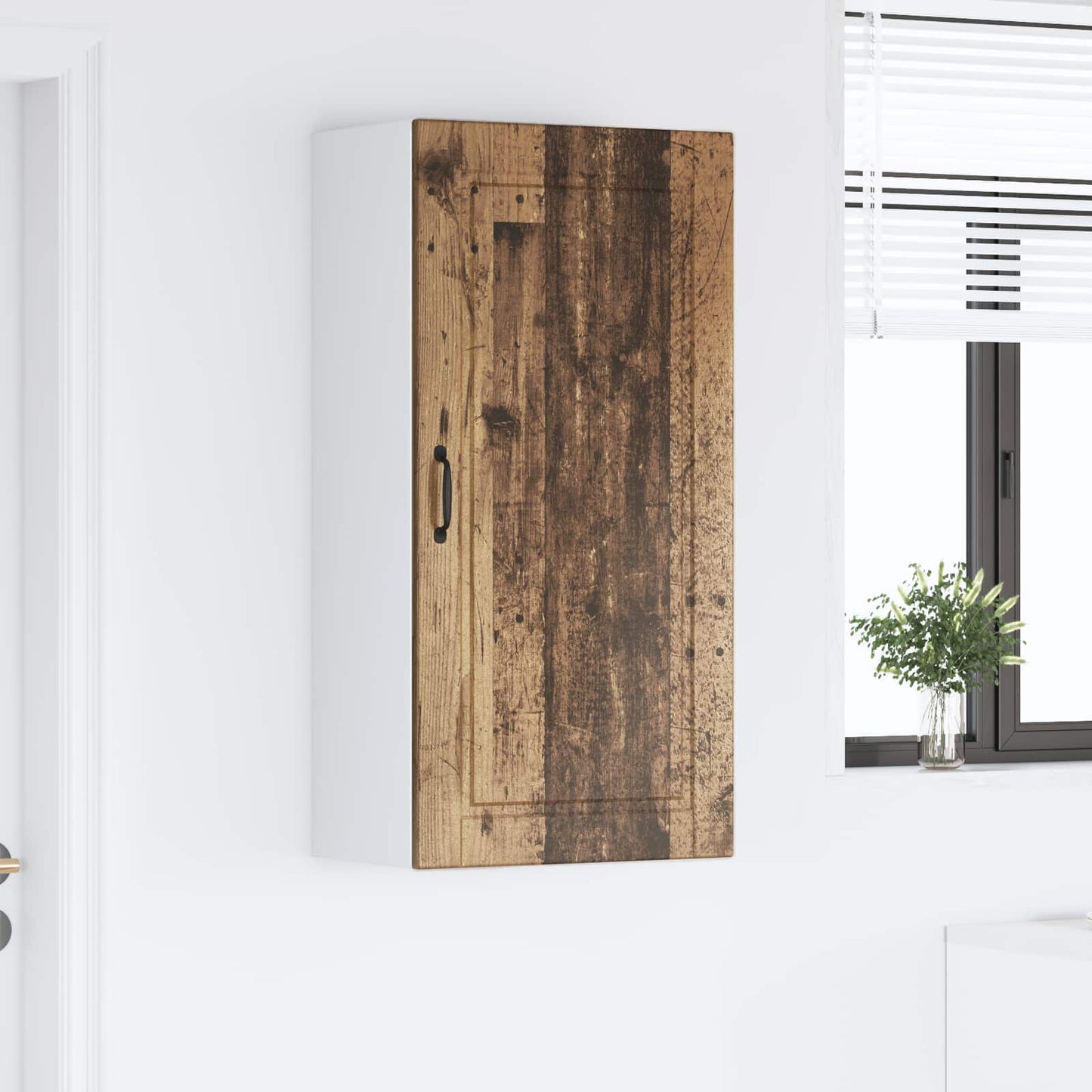 Nástěnná Skříňka Porto Staré Dřevo 50 X 31 X 100 Cm