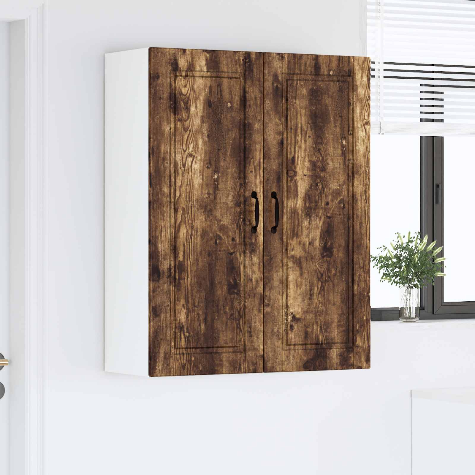 Nástěnná Skříňka Porto Kouřový Dub 80 X 31 X 100 Cm