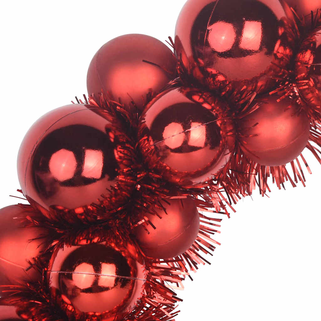 Vánoční Koulové Věnce 2 Ks 33 X 33 X 7 Cm Polystyren