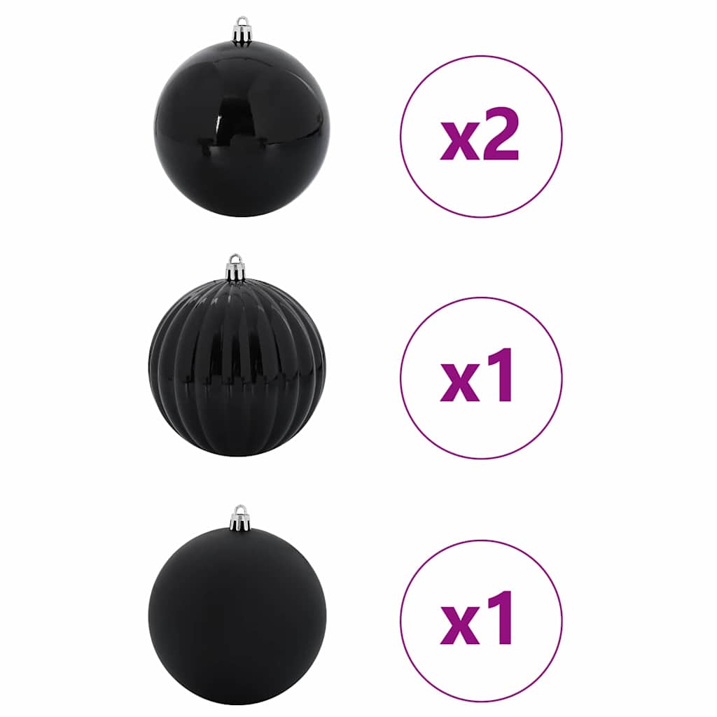 Sada Vánočních Ozdob Xxl 4 Ks Plast