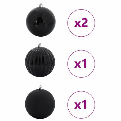 Sada Vánočních Ozdob Xxl 4 Ks Plast