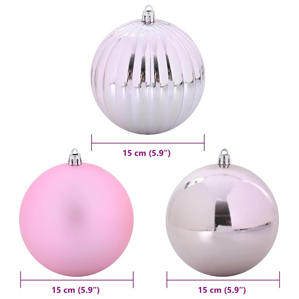 Vánoční Baňková Sada Xl 9 Ks Plast