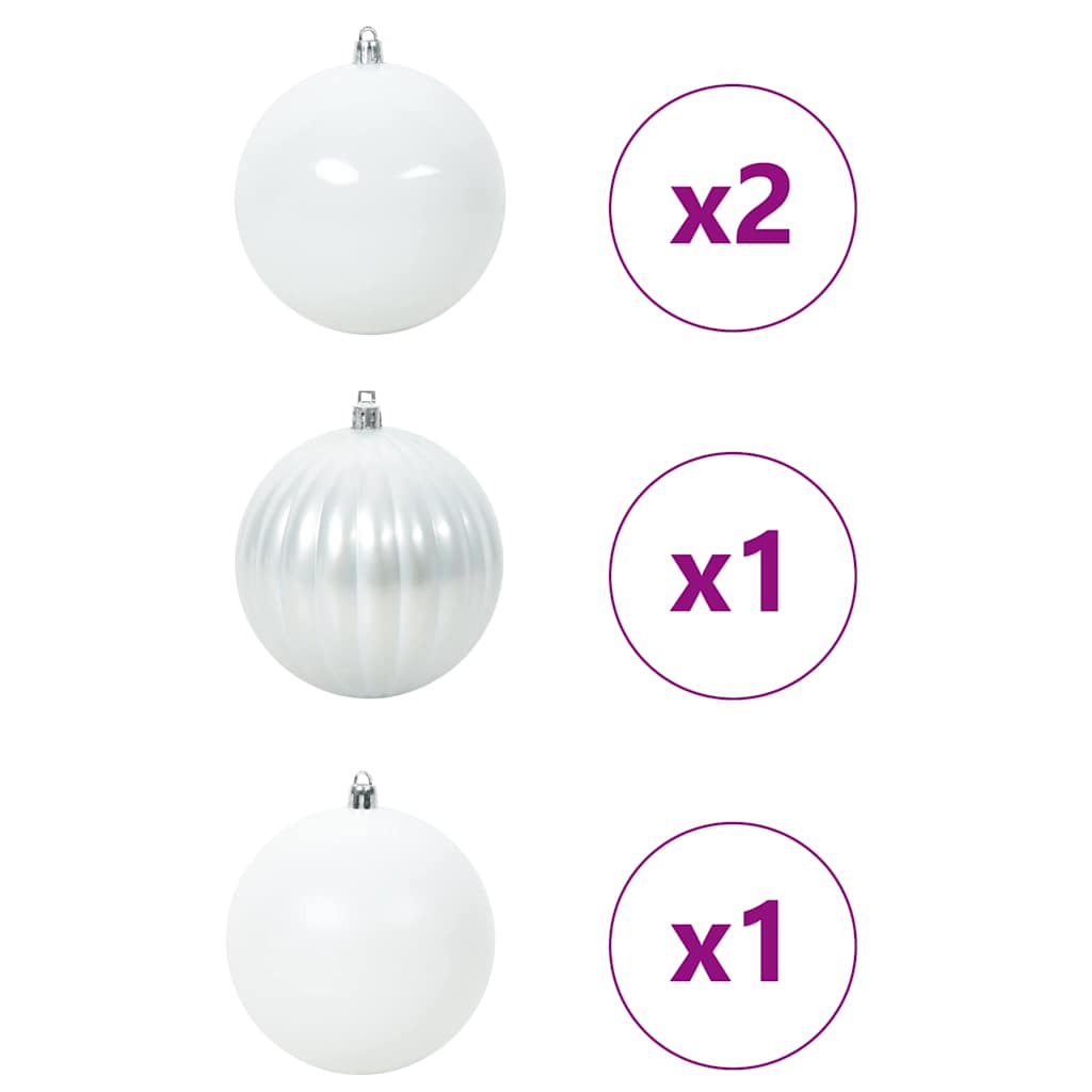 Sada Vánočních Ozdob Xxl 4 Ks Plast