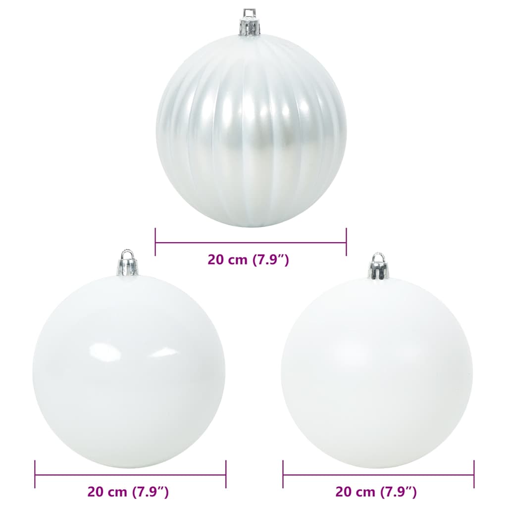 Sada Vánočních Ozdob Xxl 4 Ks Plast