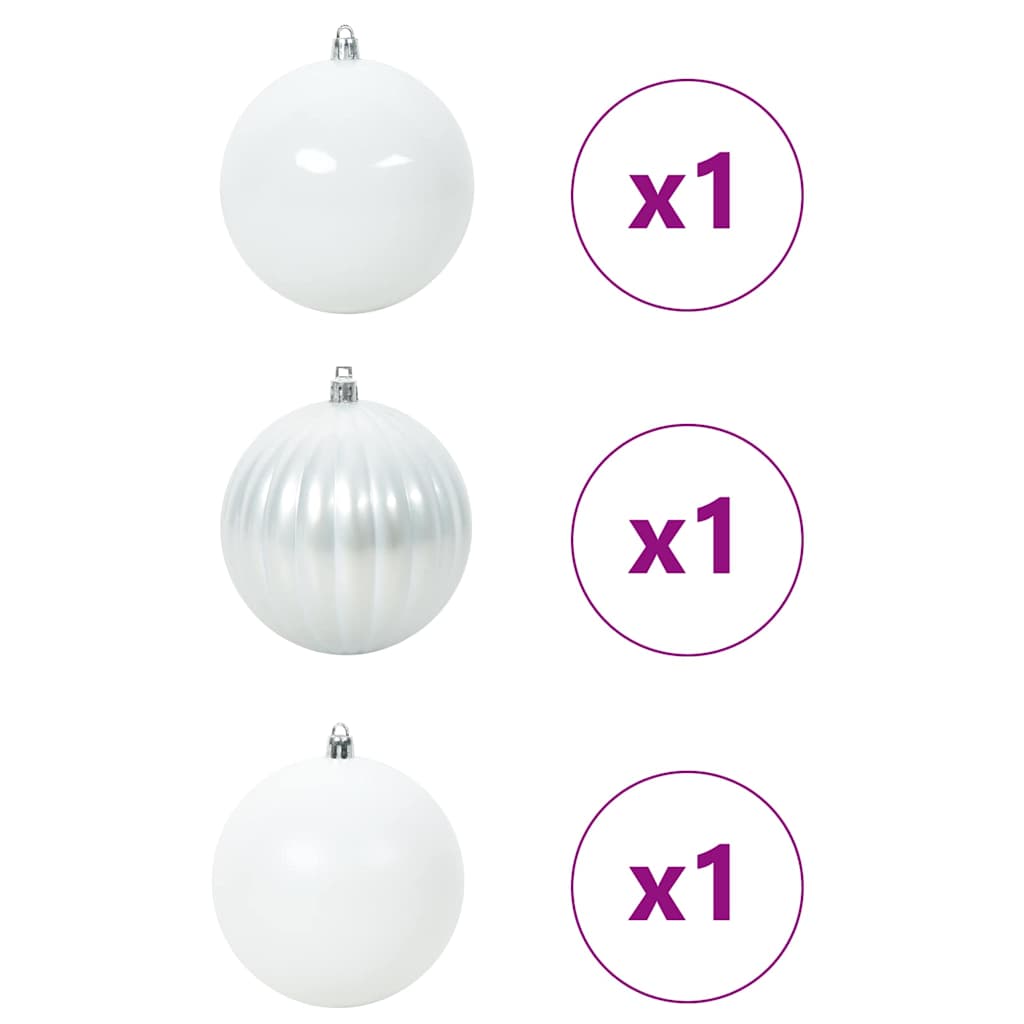 Sada Vánočních Ozdob Xxl 3 Ks Plast
