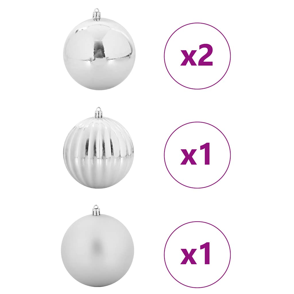 Sada Vánočních Ozdob Xxl 4 Ks Plast