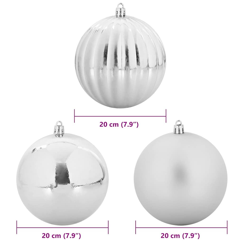 Sada Vánočních Ozdob Xxl 4 Ks Plast