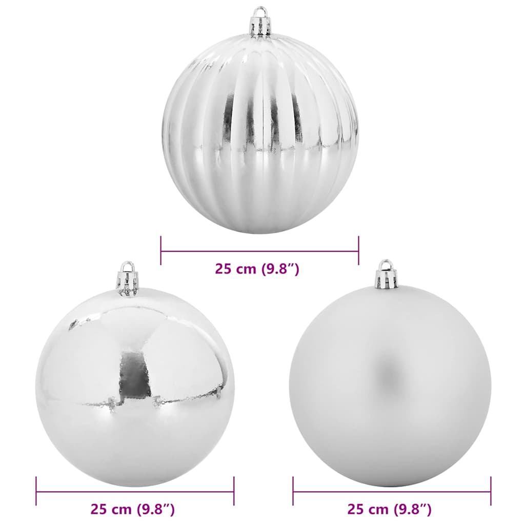 Sada Vánočních Ozdob Xxl 3 Ks Plast