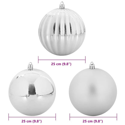 Sada Vánočních Ozdob Xxl 3 Ks Plast